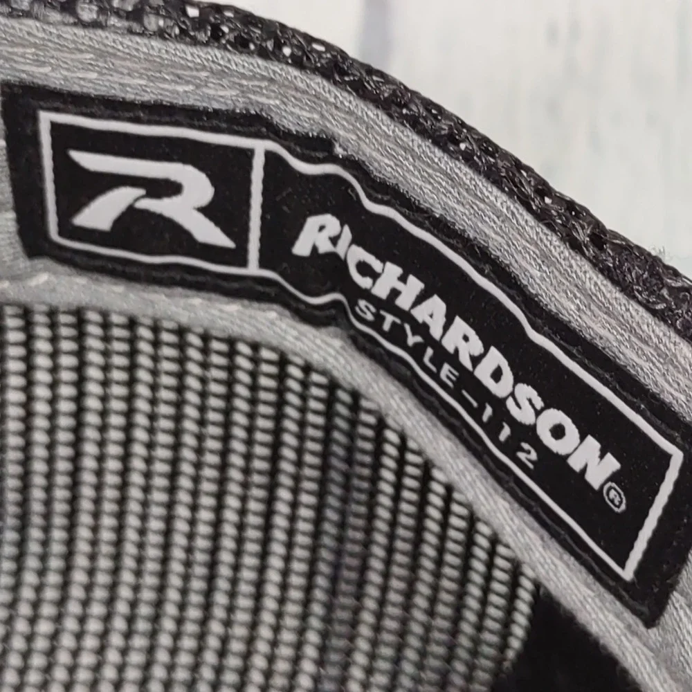 Richardson Cap Trucker Hat Snapback w/ Embroidered State Alabama & Fishing Hooks